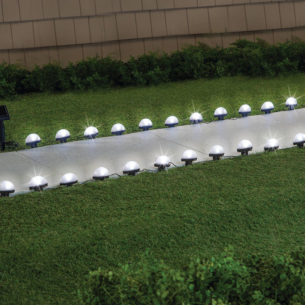 Half Circle Solar Path Lights, Set of 12 + '-' + 373937