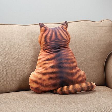 Cat-Shaped Back Pillow-374183