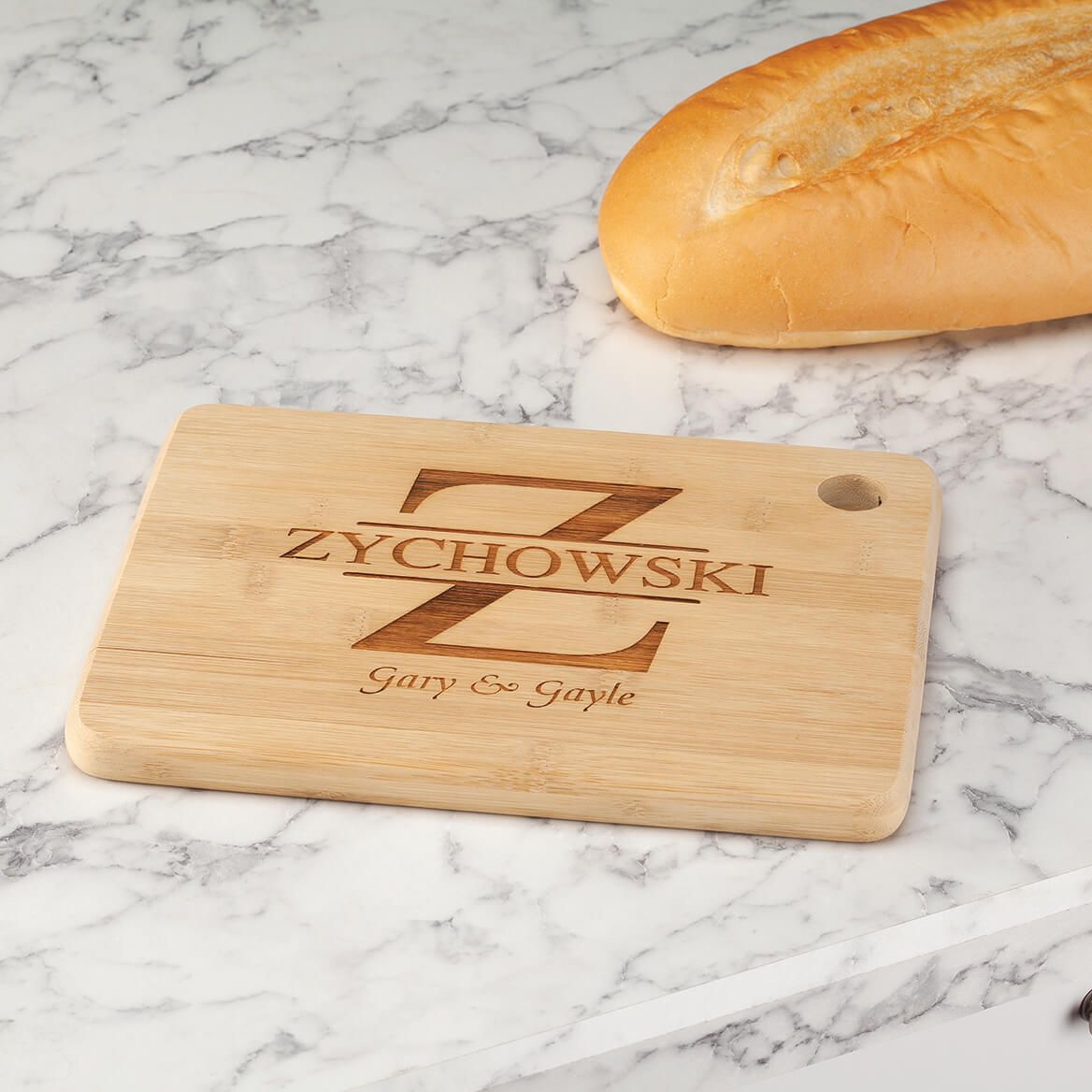 Personalized Family Name with Initial Cutting Board + '-' + 374204