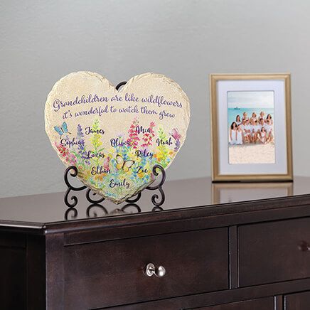 Personalized Grandchildren Wildflowers Garden Stone-374227
