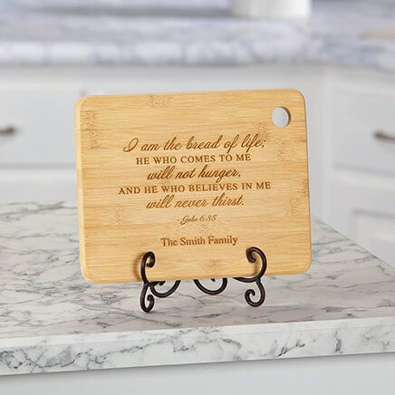 Personalized "I Am The Bread of Life" Cutting Board-374402