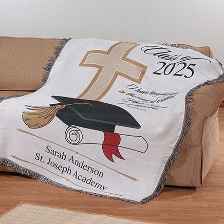 Personalized Religious Graduation Throw-374443