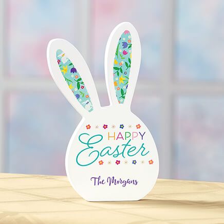 Personalized Happy Easter Bunny Sign by Holiday Peak™-374547