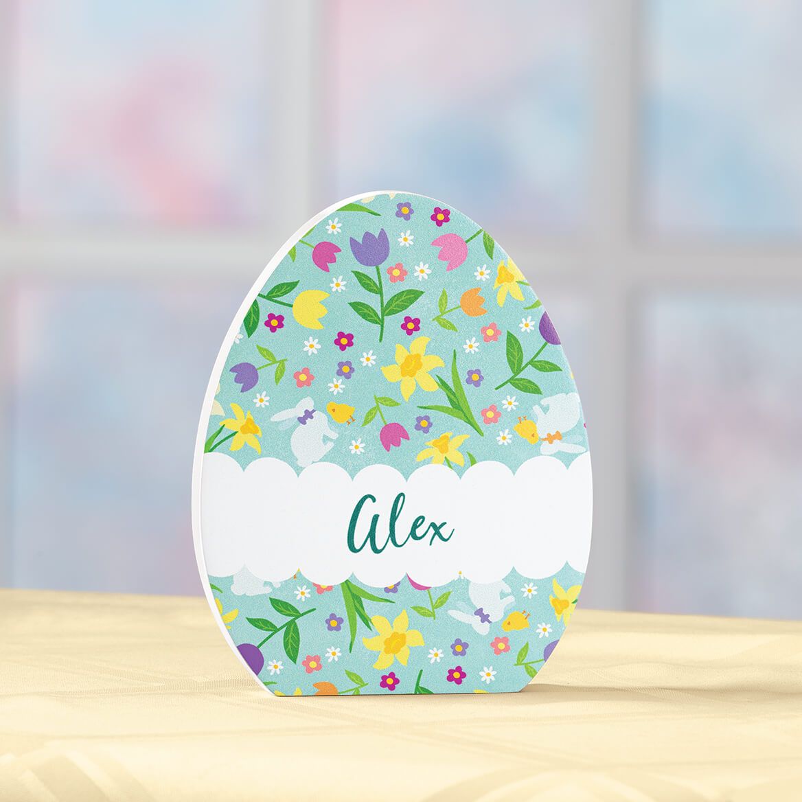 Personalized Floral Easter Egg by Holiday Peak™ + '-' + 374548