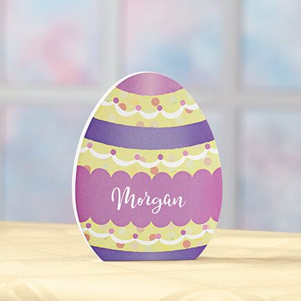 Personalized Easter Egg Table Sitter by Holiday Peak™-374549