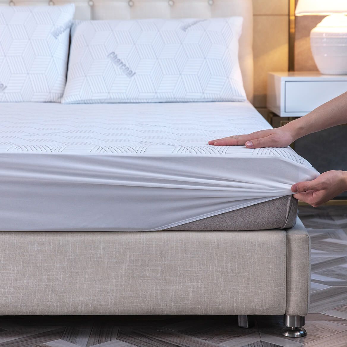 Charcoal Mattress Cover by OakRidge™ + '-' + 374580