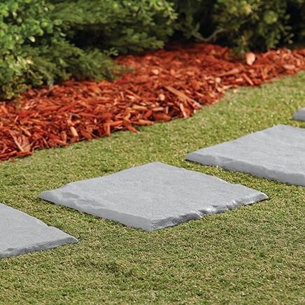 Plastic Garden Stepping Stones, Set of 4-374626