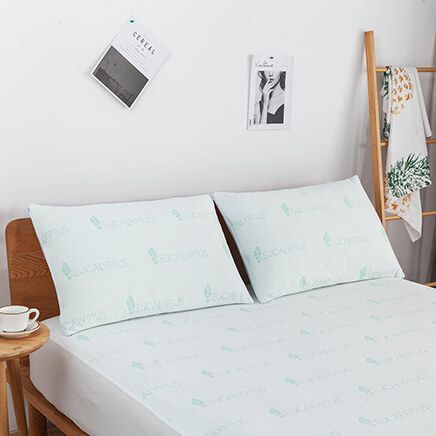 Eucalyptus Scented Pillow Covers - 1 Pr. by OAKRIDGE™-374633