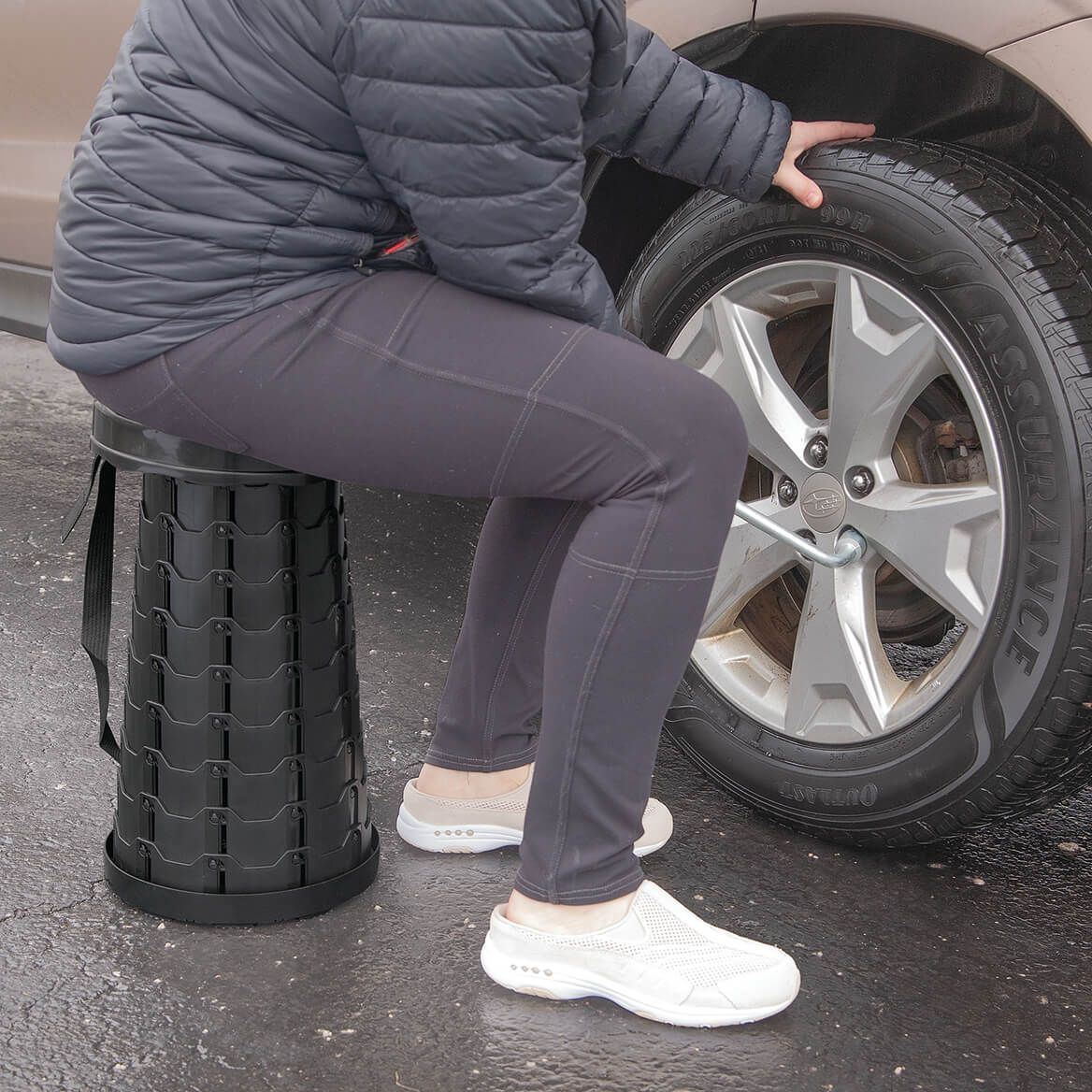 Portable Telescopic Stool by LivingSURE™ + '-' + 374848