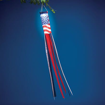 Lighted Patriotic Windsock by Holiday Peak™-374853