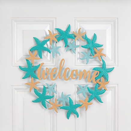 Metal Seastar Welcome Wreath by Fox River™ Creations-374946