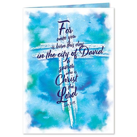 Personalized The Savior's Birth Card Set of 20-374969