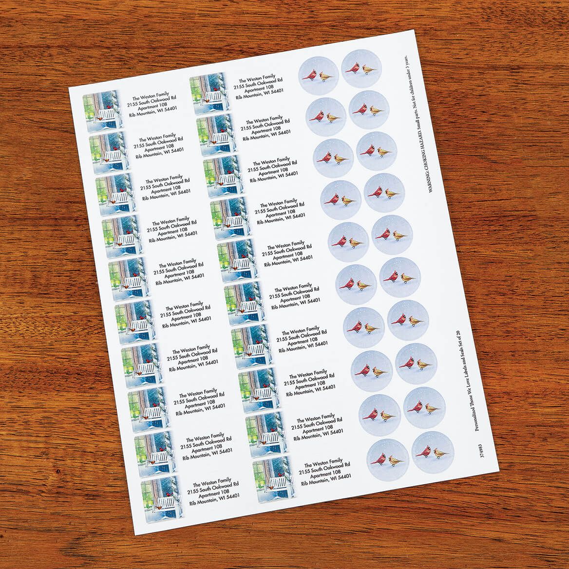 Personalized Those We Love Labels and Seals, Set of 20 + '-' + 374983