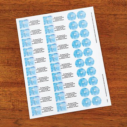 Personalized The Savior's Birth Labels and Seals, Set of 20-374984