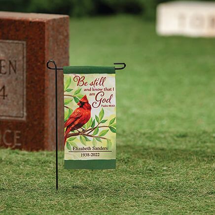 Personalized Cardinal Memorial Mini Garden Flag-374991