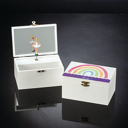 Personalized Rainbow Children's Jewelry Box-375087