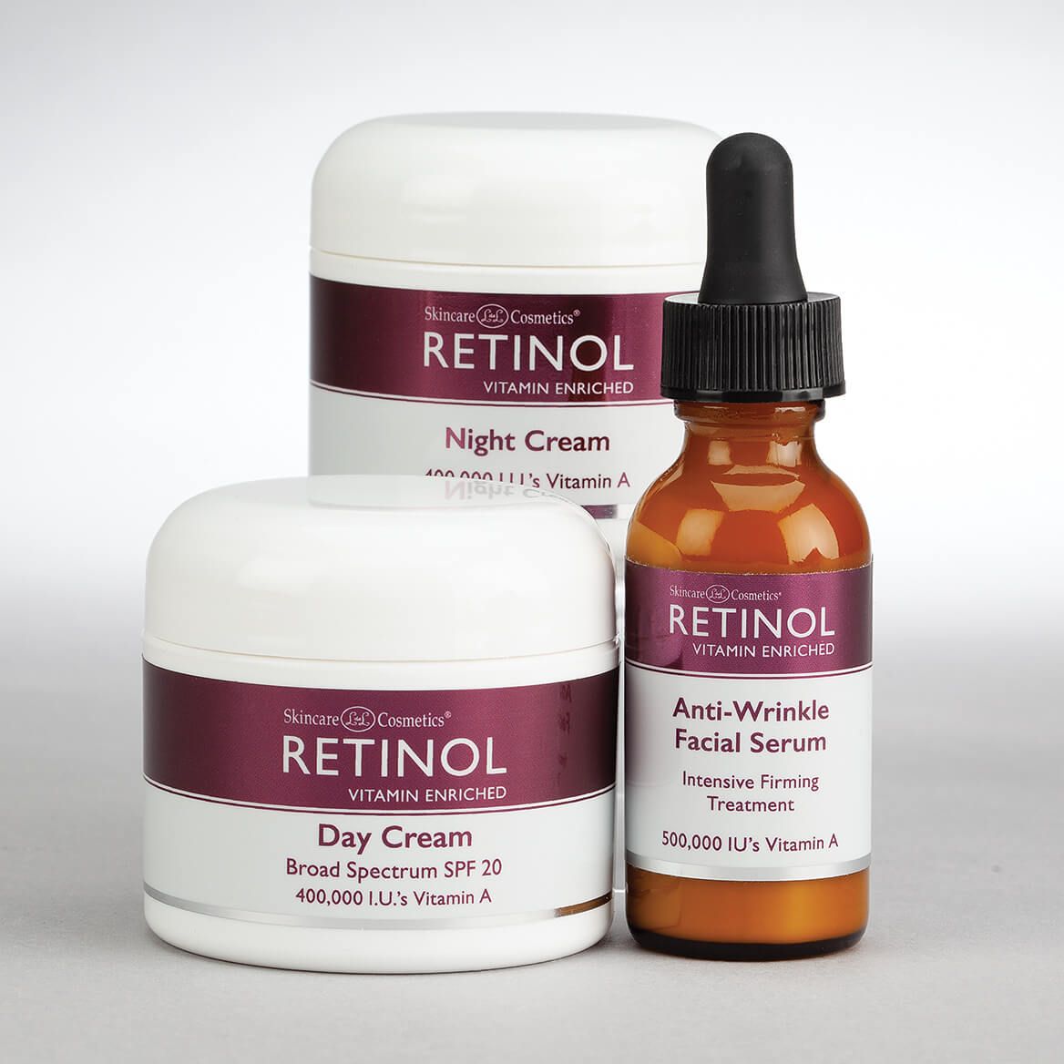 3-Piece Skincare Cosmetics® Retinol Set + '-' + 375105