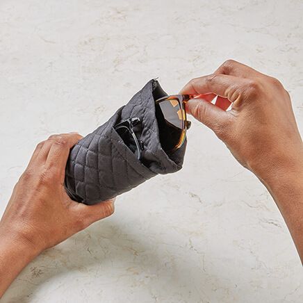 Dual Quilted Eyeglass Holder-375446