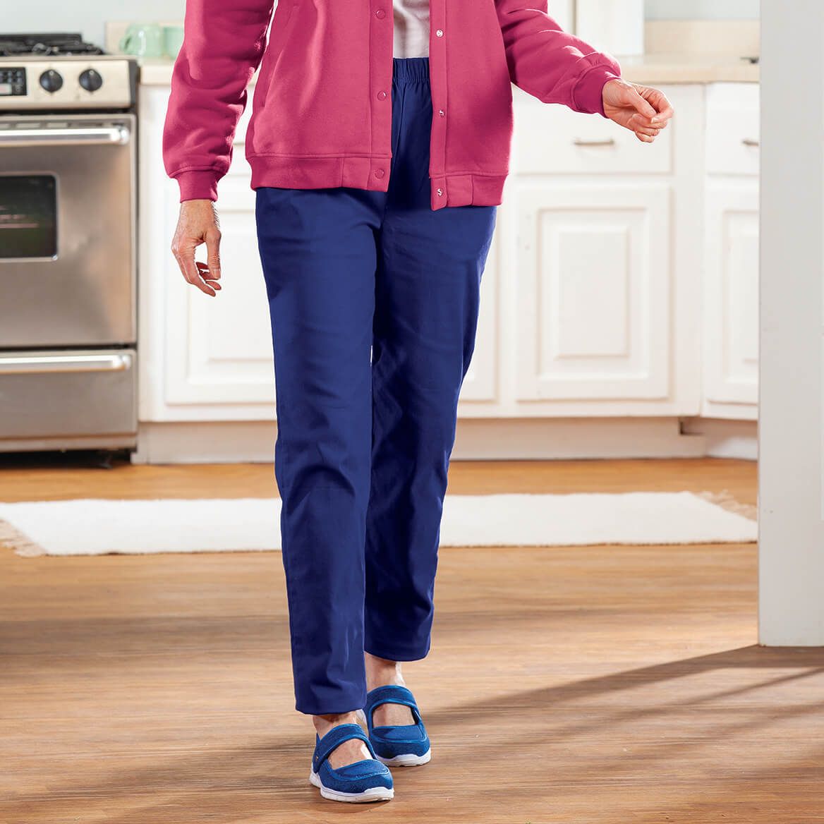 Women's Twill Pull-On Pants + '-' + 375497