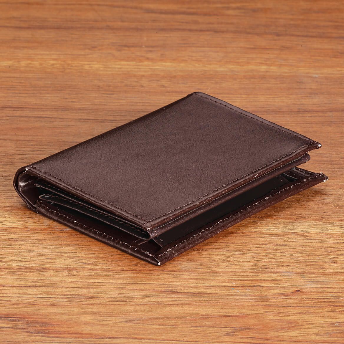 20-Pocket RFID Wallet, Brown + '-' + 375579