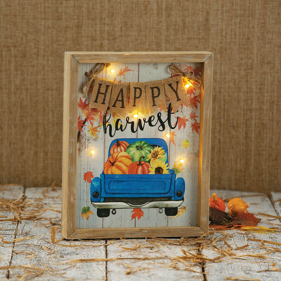 Happy Harvest Lighted Picture by Holiday Peak™ + '-' + 375583