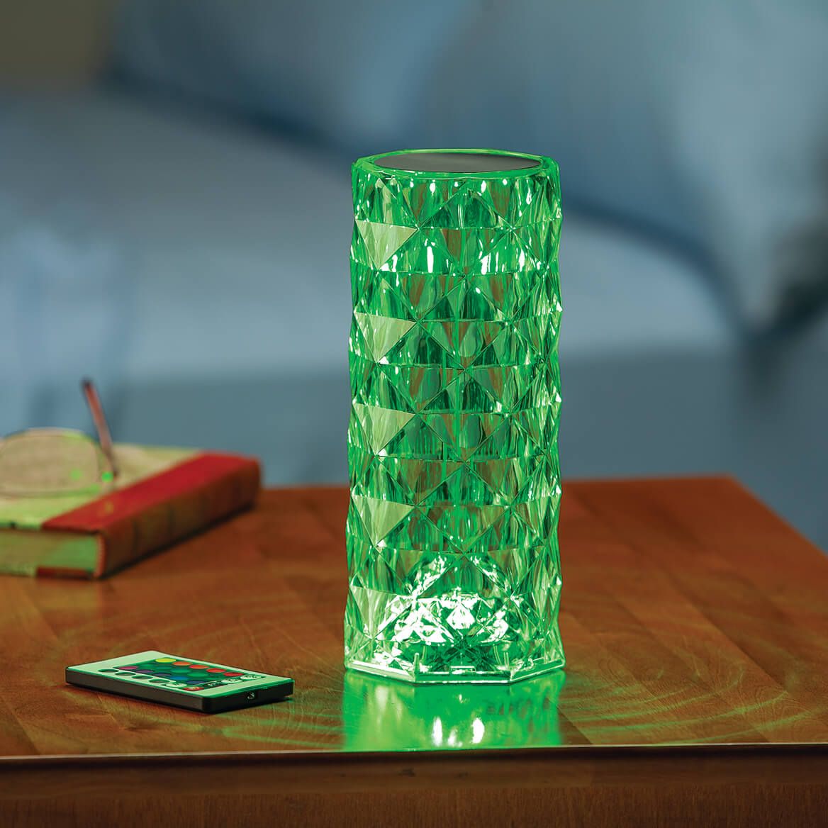 Crystal Rose LED Table Lamp With Remote + '-' + 375606