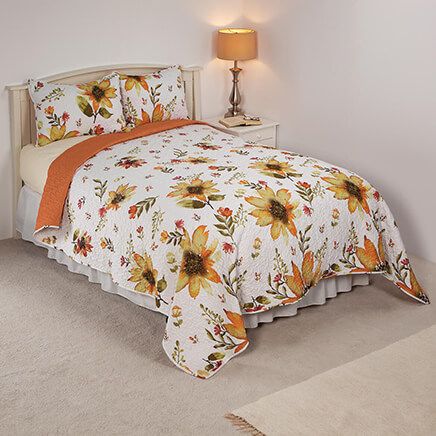 3-Piece Sunflower Bedspread Set by OakRidge™-375624