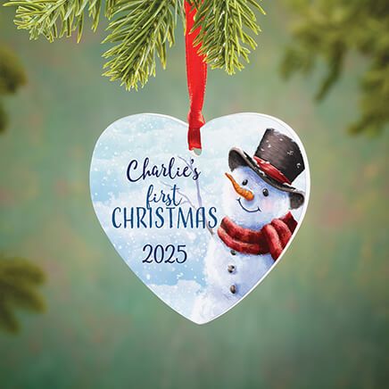 Baby's First Christmas Snowman Ornament-375724