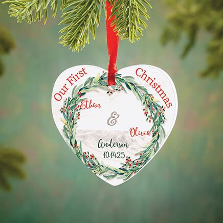 Personalized Our First Christmas Ornament-375725