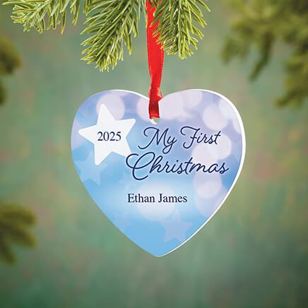Personalized My First Christmas Ornament, BLUE-375728