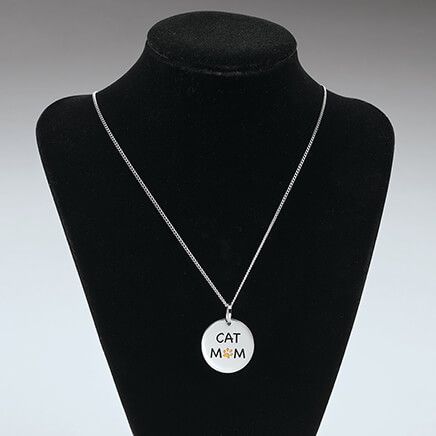 Personalized Cat Mom Necklace-375738