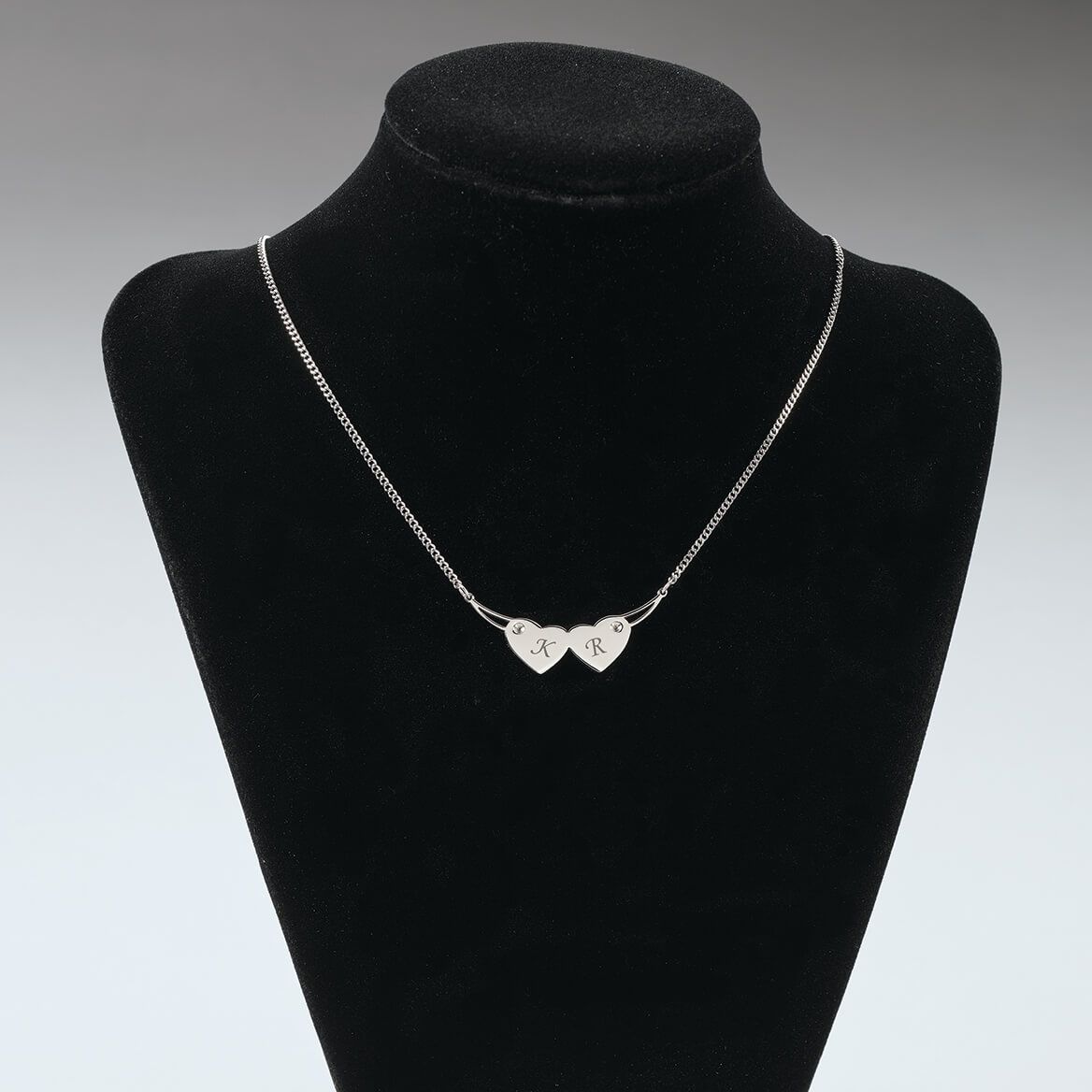 Personalized Double Heart Necklace + '-' + 375742