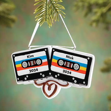 Personalized Retro Cassette Tapes Ornament-375758