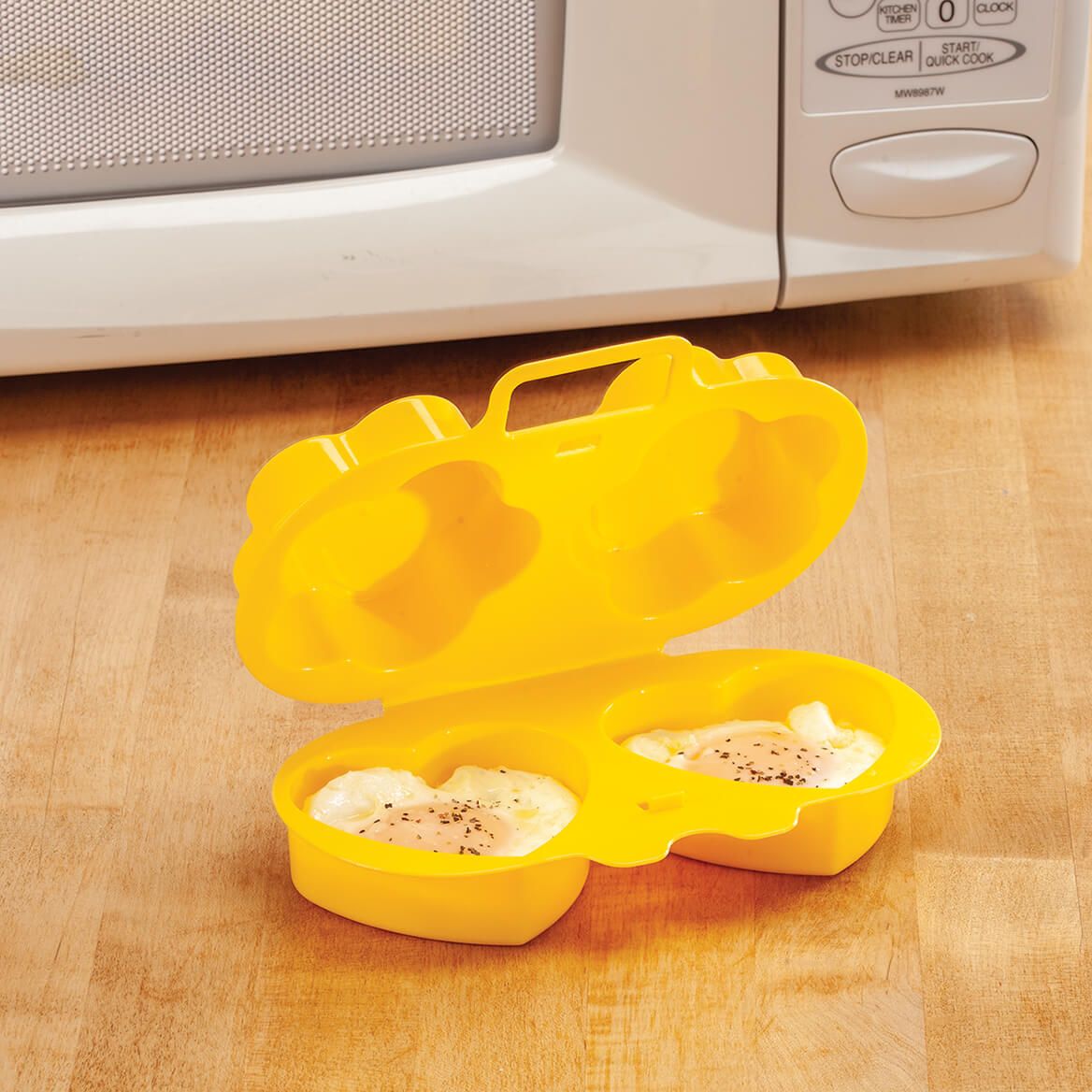 Heart and Flower Microwave Egg Poacher + '-' + 375795