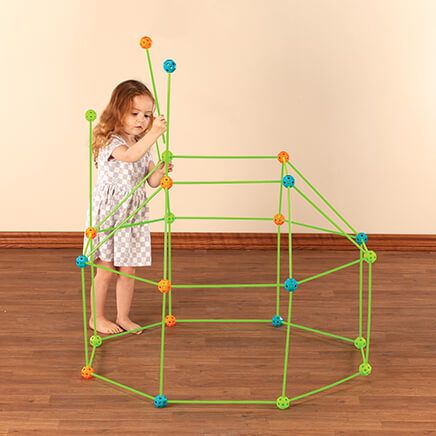 Glow in the Dark Fort Building, 81 Piece Kit-375839