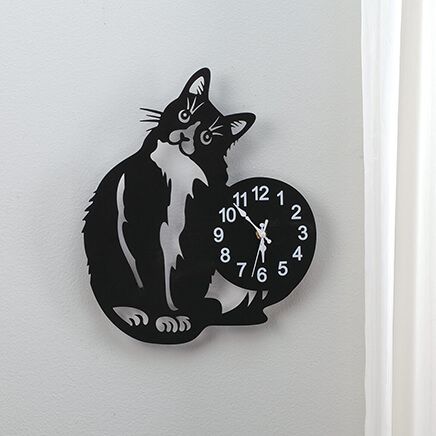 Curious Cat Wall Clock-375845