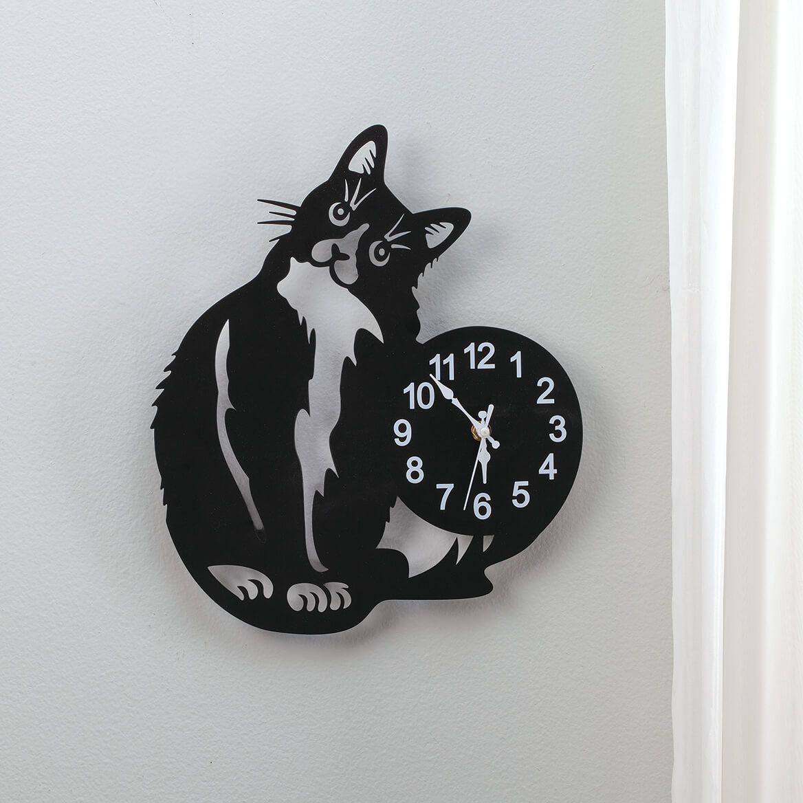 Curious Cat Wall Clock + '-' + 375845