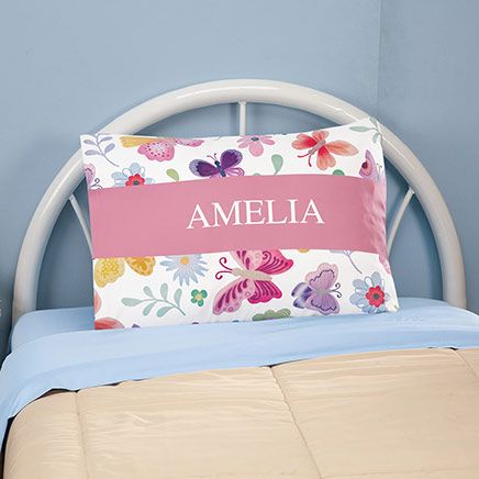 Personalized Butterfly Flowers Pillowcase-375887