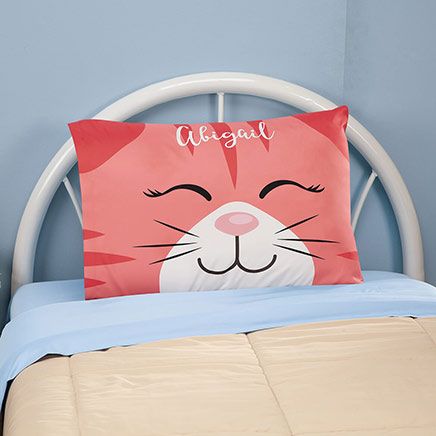 Personalized Red Cat Pillowcase-375900