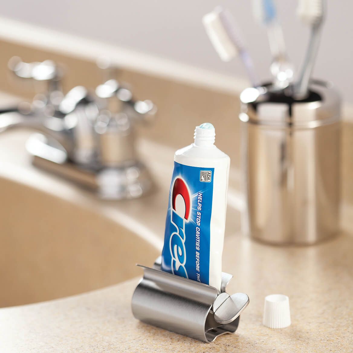 Stainless Steel Toothpaste Squeezers, Set of 2 + '-' + 376202