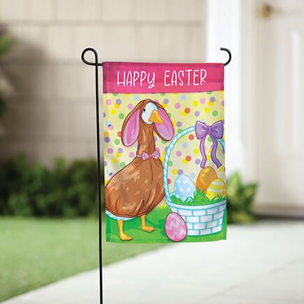 Happy Easter Goose Garden Flag-376335