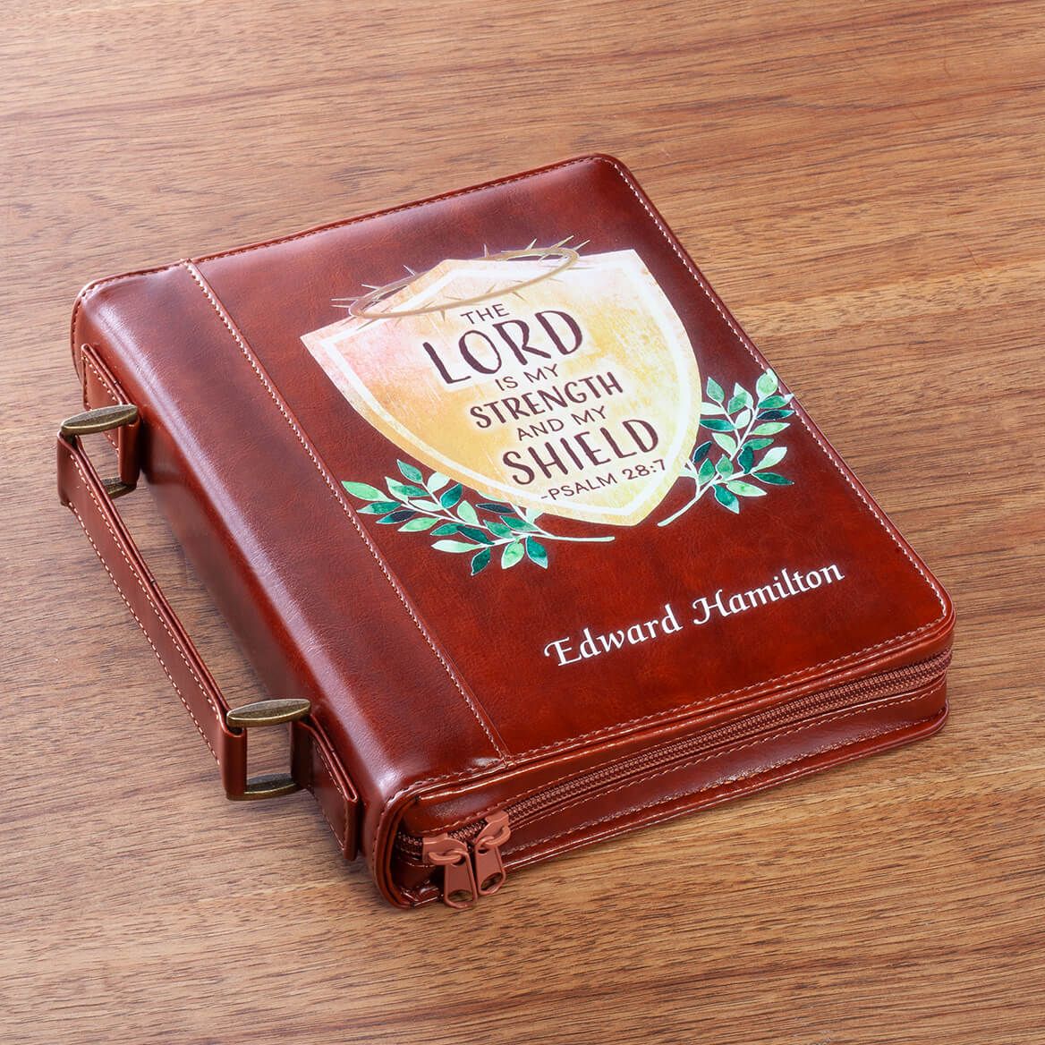 Personalized The Lord is My Shield Bible Cover + '-' + 376443