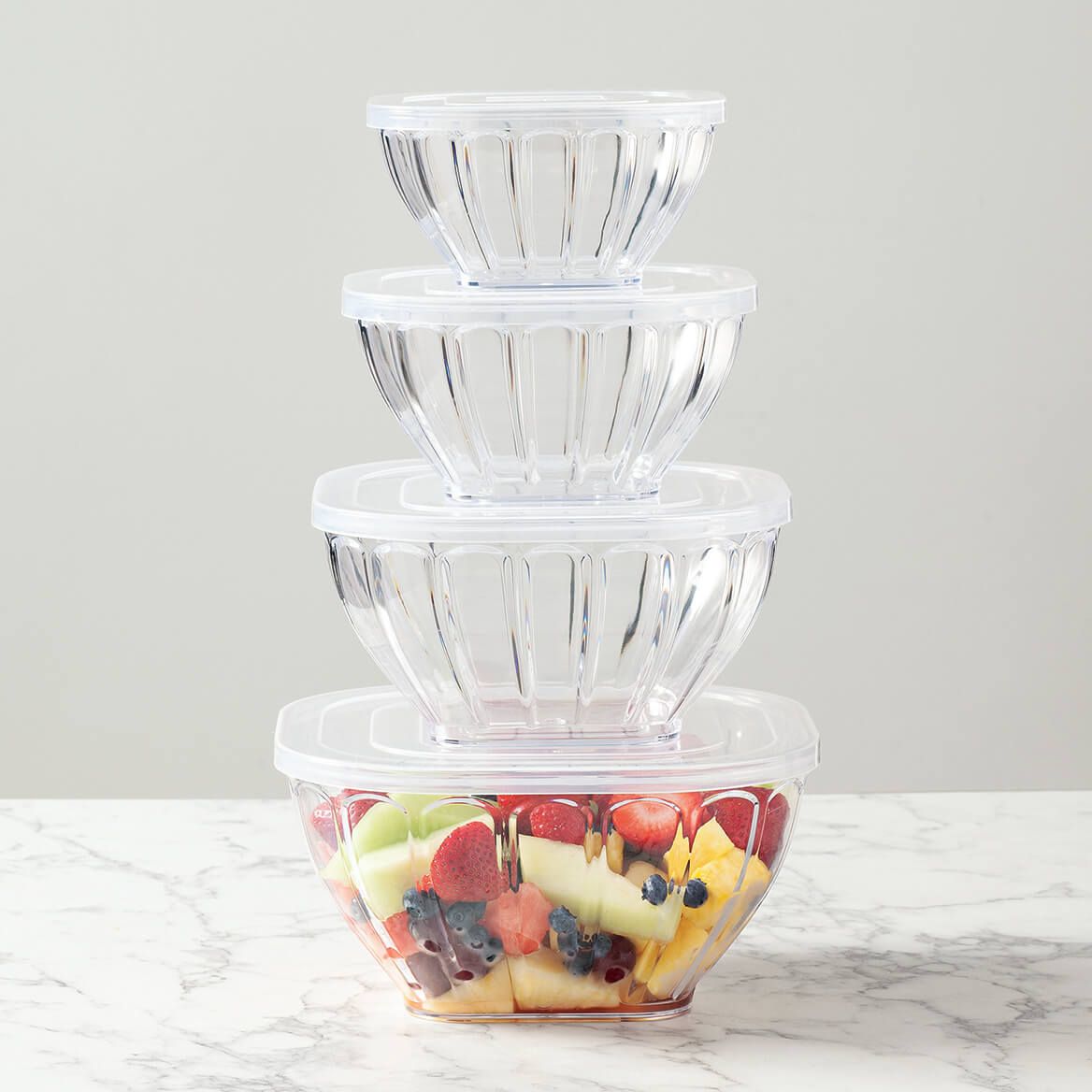 8-Piece Nesting Clear Storage Container Set by Chef's Pride™ + '-' + 376576