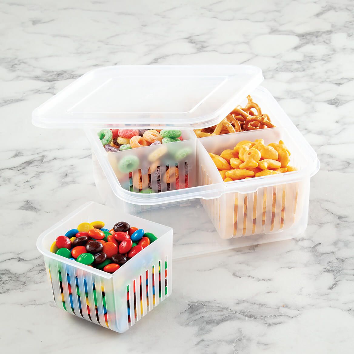 4-Section Covered Storage Container by Chef's Pride™ + '-' + 376591