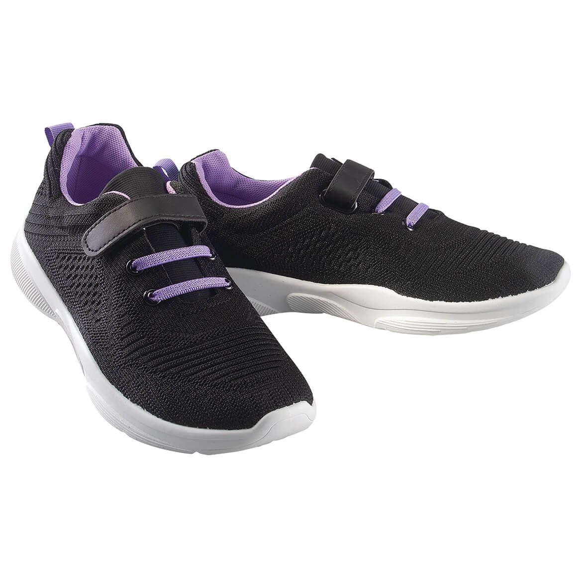 Women's Adjustable Tab Lightweight Sport No-Tie Sneakers + '-' + 376604