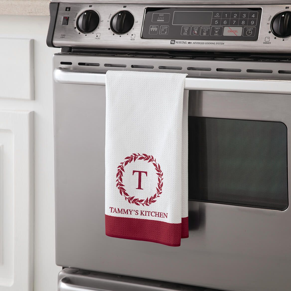 Personalized Monogram Wreath Towel by The Home Marketplace + '-' + 376605