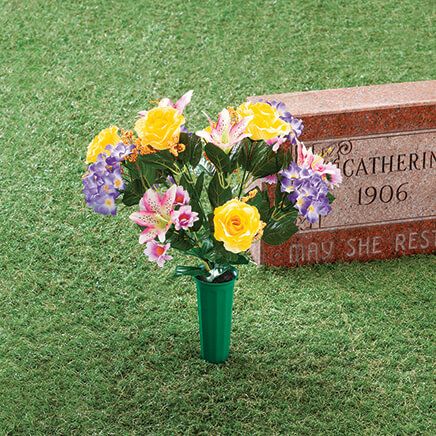 Purple and Yellow Memorial Bouquet by OakRidge™-376653