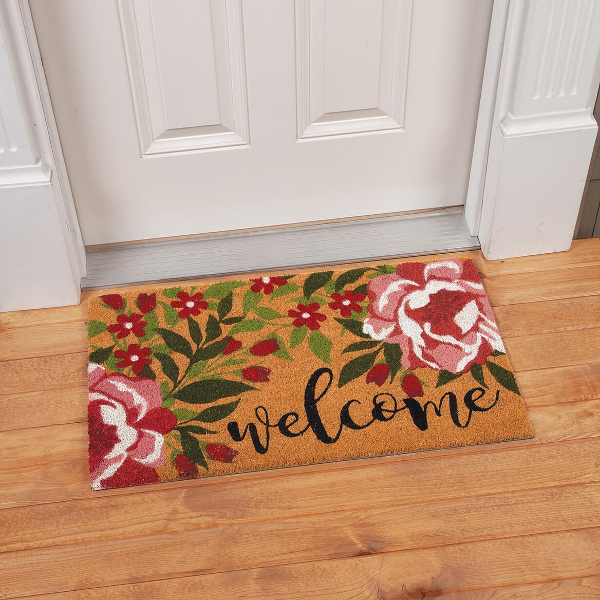 Roses Coir Welcome Mat + '-' + 376713