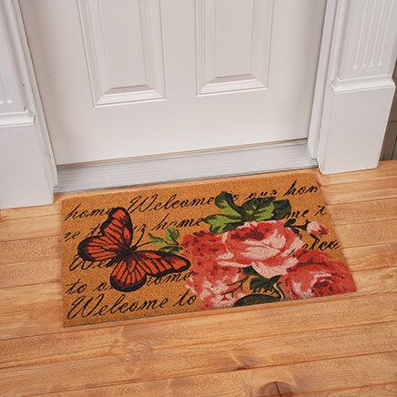 Butterfly Welcome Coir Mat-376714