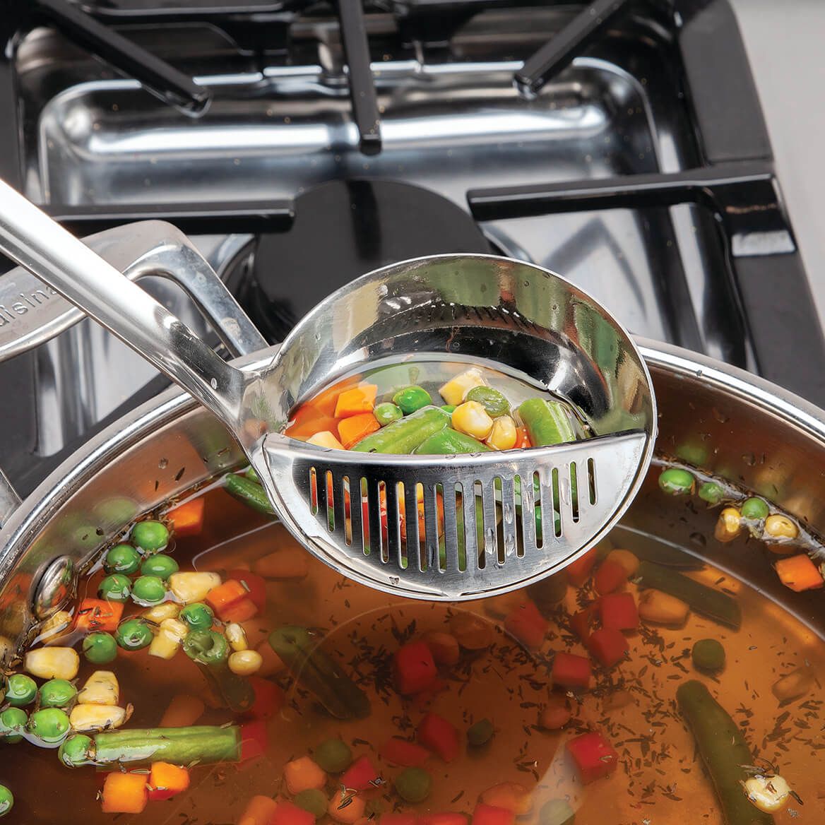 Stainless Steel Straining Ladle + '-' + 376754